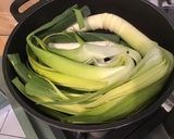 Une image de l'étape 3 de Poireaux vinaigrette à l'effiloché de jambon cru.