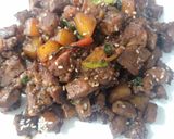 Foto langkah ke 7 dari resep Sapi Lada Hitam.