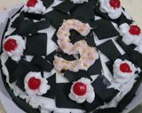 Foto langkah ke 5 dari resep Brownis Kukus Ny. Liem - Base Cake.