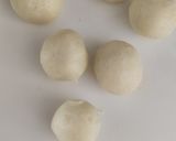 A picture of step 5 of Thandai stuffed Paneer Ball sweet.