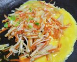 紅蘿蔔金針菇炒蛋的食譜步驟5照片