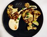 A picture of step 7 of Awadhi Sauce with Cauliflower 3 ways.