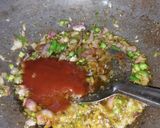A picture of step 4 of Bread Poha.