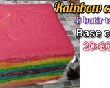 Foto langkah ke 4 dari resep Rainbow cake 8 telur.
