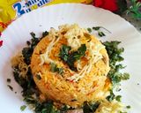 A picture of step 6 of Maggi pulao.