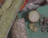 Foto langkah ke 1 dari resep Cah Sawi Putih feat SoMpe(sosis&tempe) Simpel pake banget!!.