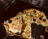 A picture of step 9 of No flour Potato crusted quiche.