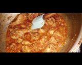 A picture of step 3 of Chicken Achari.