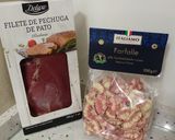 Foto del paso 10 de la receta Pasta farfalle rossa con roquefort y pechuga de pato con miel y oporto