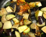 A picture of step 4 of Eggplant Rice.