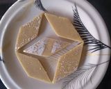 A picture of step 6 of Kaju katli.