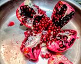 A picture of step 1 of Rose Pomegranate Lassi.