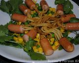 A picture of step 9 of Sausage spaghetti.