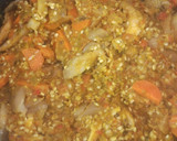 Foto del paso 10 de la receta: Arroz caldoso de salmón, setas y langostinos