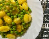 A picture of step 3 of Gnocchi with Peas and Pumpkin.
