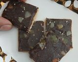 A picture of step 12 of Khoya Chocolate Barfi.