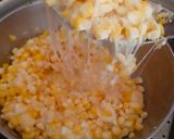 Foto langkah ke 3 dari resep 381. jagung Kukus Mozzarella.