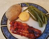 A picture of step 6 of Tasty Smokey-Sweet BBQ Chicken & Kickin Hot Sriricha Chicken.