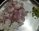 A picture of step 1 of Corn flour pakoda.