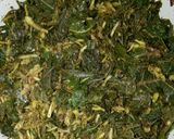 Foto langkah ke 5 dari resep Pecal bunga pepaya, daun pepaya & daun singkong.
