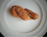 A picture of step 9 of Kkwabaegi(twisted korean doughnut).
