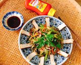 Hình bước làm 6 của món Miến xào chay