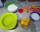 Foto langkah ke 1 dari resep Orange Cotton Cake.