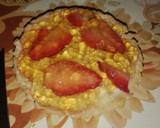 Foto del paso 5 de la receta: Tarta de frutilla con crema pastelera 😍