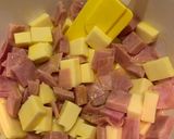 Foto del paso 4 de la receta: Tarta de jamón y queso