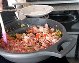 A picture of step 6 of Cuban-Style Picadillo.