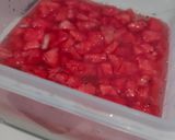 Foto langkah ke 4 dari resep Puding Semangka merah putih.