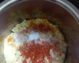 A picture of step 1 of Batata(potato) vada.