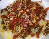 A picture of step 4 of Carne Picada Taco Rice Bowl.