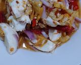 รูปขั้นตอนการทำที่ 4 ของ กุ้งแห้งยำไข่เค็ม