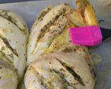 A picture of step 10 of Flat brined roast chicken with lemon and herbs.
