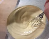 A picture of step 3 of Crème Caramel.