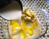 Gambar langkah 3 resipi Muffin Durian Gula Melaka.