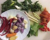 Foto langkah ke 1 dari resep Ayam Woku Kemangi.