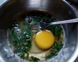 A picture of step 4 of Egg n Spinach Bites#breakfastideas.
