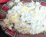 A picture of step 1 of Bar b q rice.