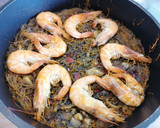 Foto del paso 4 de la receta: 148. Fideuà negra con langostinos