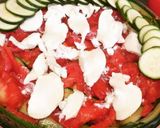 Une image de l'étape 4 de Tarte courgettes,tomates.