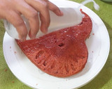 எக்லெஸ் ரெட் வெல்வட் கேக் (Eggless red velvet cake recipe in tamil) ரெசிபி ஸ்டேப் 7 புகைப்படம்