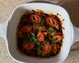 A picture of step 3 of Grated aubergine stir fry.