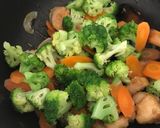 Foto langkah ke 4 dari resep Sesame tofu with broccoli-carrot.