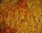 A picture of step 2 of Meaty Spaghetti.