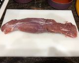 Foto del paso 2 de la receta Judías verdes hervidas con patatas y rollitos de solomillo con lámina de calabacín y queso