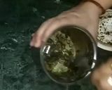 A picture of step 1 of Mint Raita.