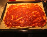 Foto del paso 3 de la receta: Pizza Zawinul, 3 quesos tres