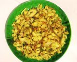 A picture of step 6 of Vegetable Macaroni.